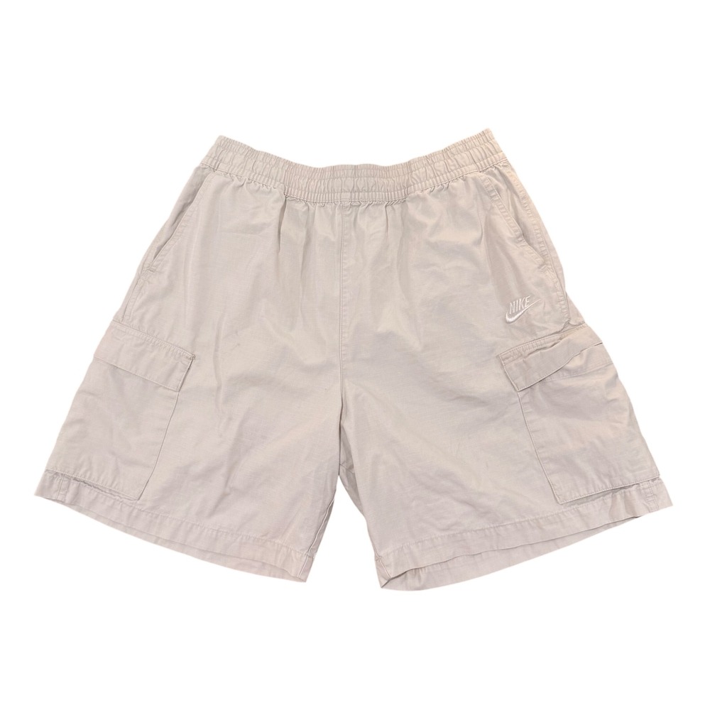 Nike Cargo Shorts Mens L Beige Tan Ripstop Utility Gorpcore Hiking Outdoor